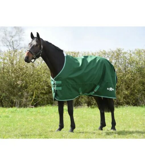 Couverture Cheval Weatherbeeta Saxon Mesh – Standard Neck – Taille 78 – Blanc/Vert/Bleu