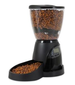 Aspen Pet, Black Lebistro Programmable Food Dispenser, 5 lb - Wilco ...