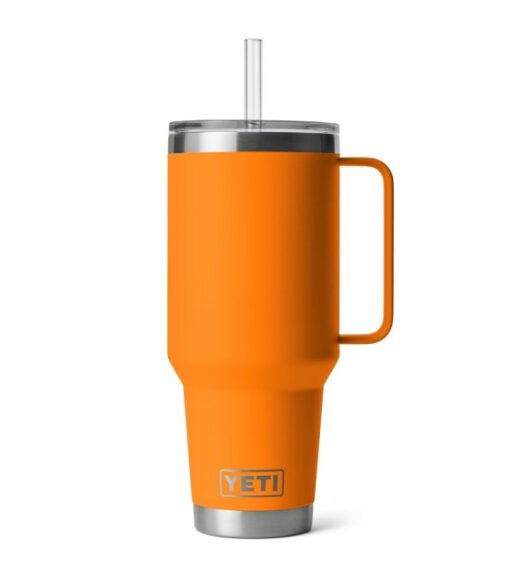 YETI, King Crab Orange Rambler Straw Mug, 42 oz | Coffee