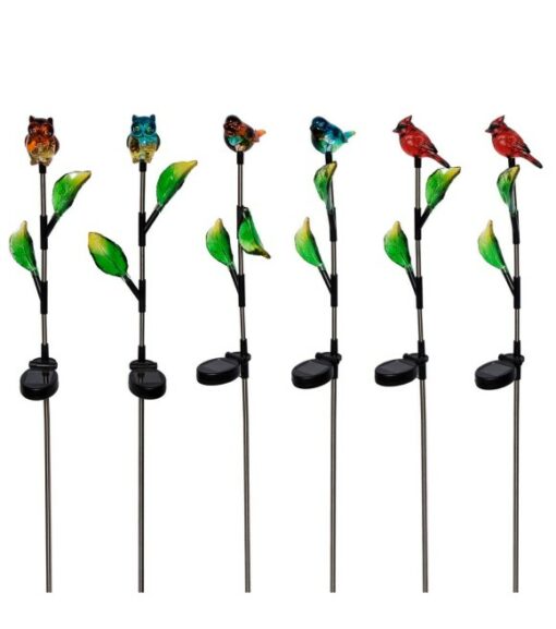 Alpine, Assorted Solar LED Birds/Owls Garden Stake - Wilco Farm Stores