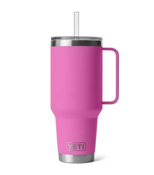 YETI, Wildflower Fuchsia Rambler Straw Mug, 42 oz - Wilco Farm Stores