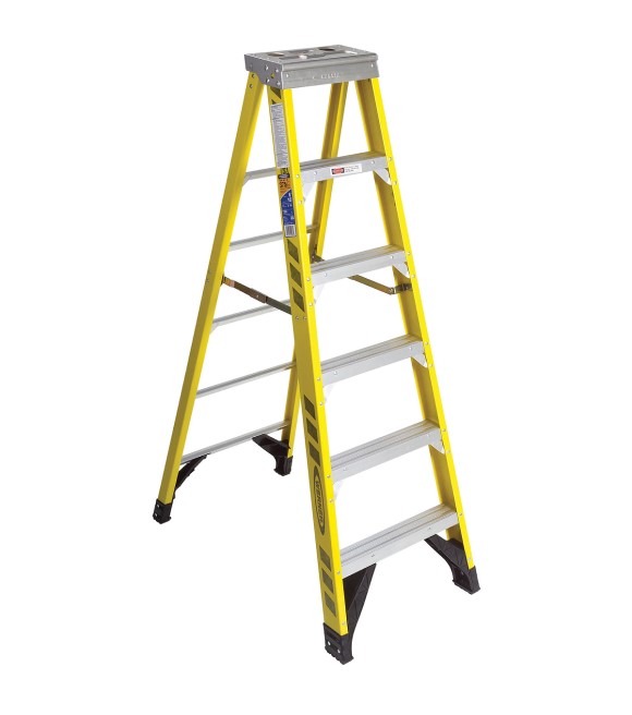 Werner, 6' Type IAA Fiberglass Step Ladder, 7306 - Wilco Farm Stores