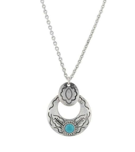 Montana Silversmiths, Ladies Subtle Southwest Attitude Necklace - Wilco ...