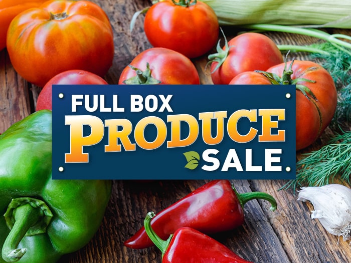 Annual Full Box Produce Sale Oregon & Washington Wilco Farm Stores