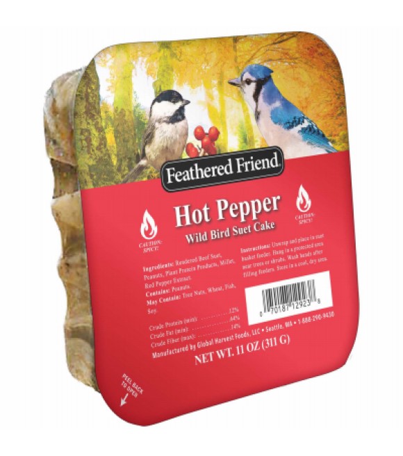 Feathered Friend, Hot Pepper Suet Wild Bird Food, 11 oz - Wilco Farm Stores