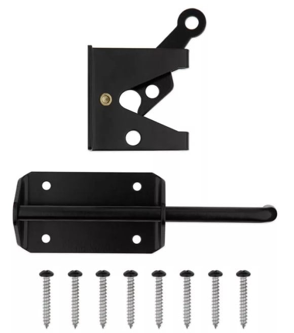 National Hardware, Black Heavy Duty Gate Latch - Wilco Farm Stores