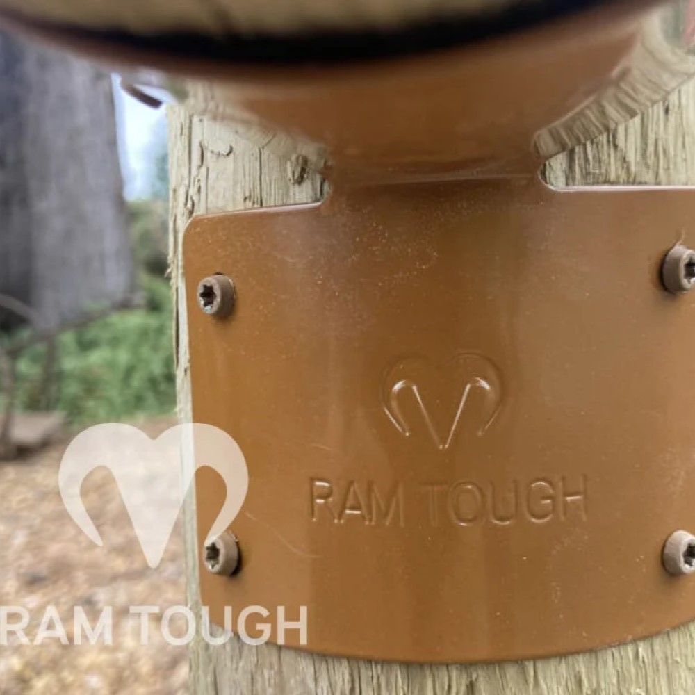 Ram Tough, Round Wood Post Bracket