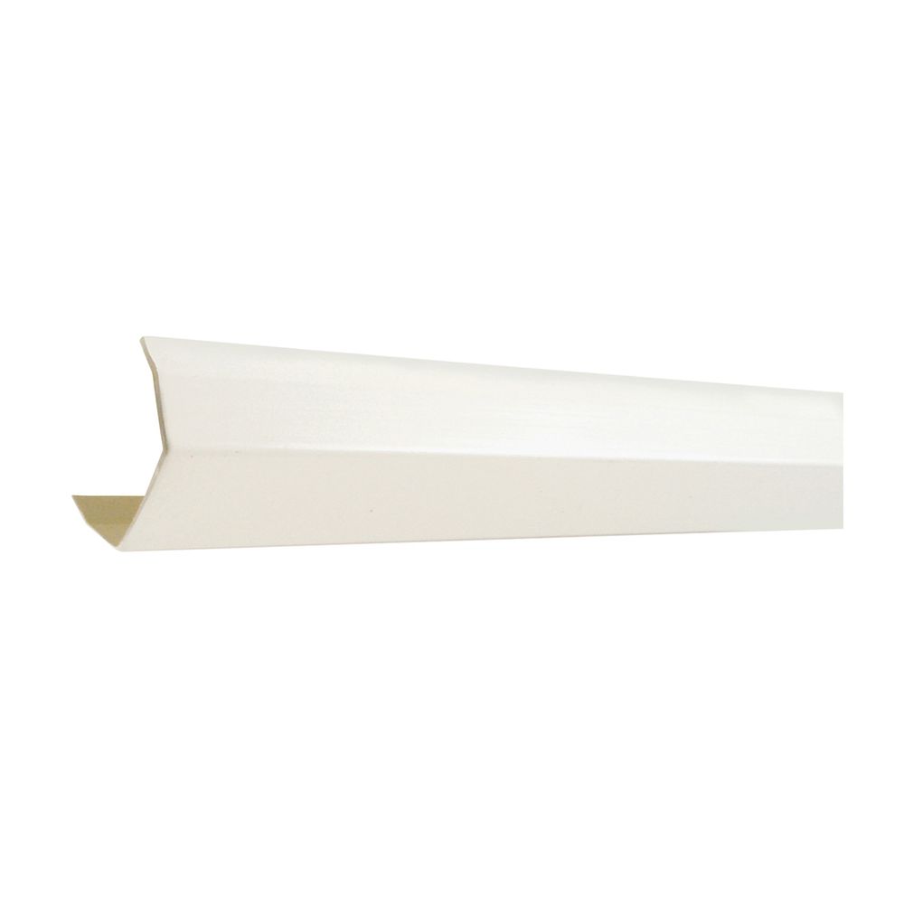 GENOVA RW100 Gutter, 10 ft L, 5 in W, Vinyl