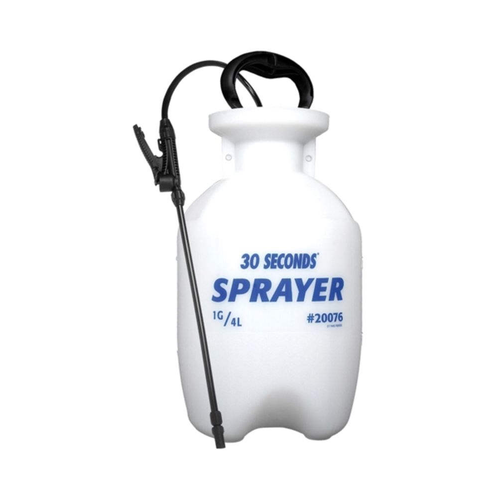30 SECONDS, 30SS Tank Sprayer, White, 1 gal Spray Bottle
