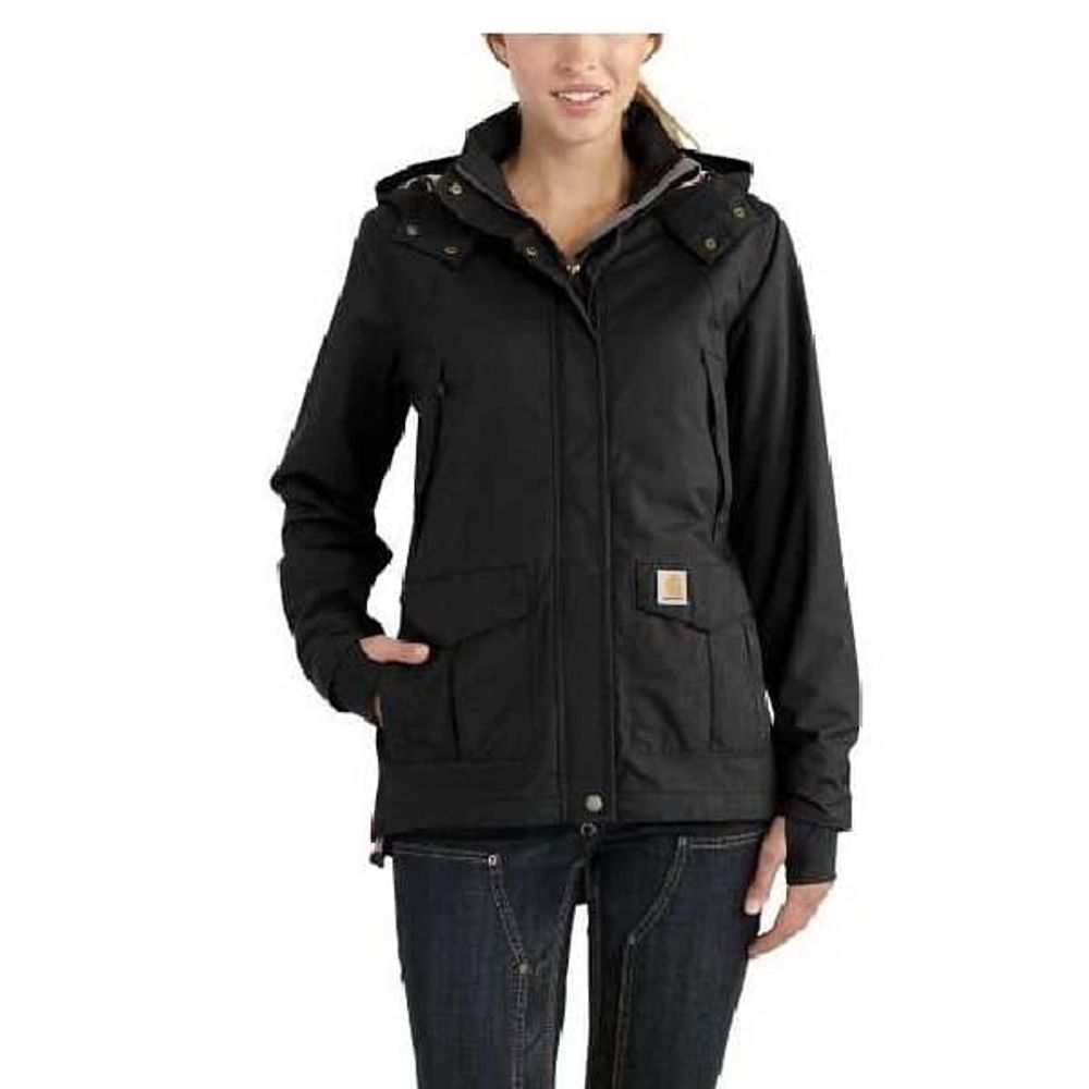 Carhartt, Shoreline 102382 Jacket, Detachable Hood, Zipper Closure