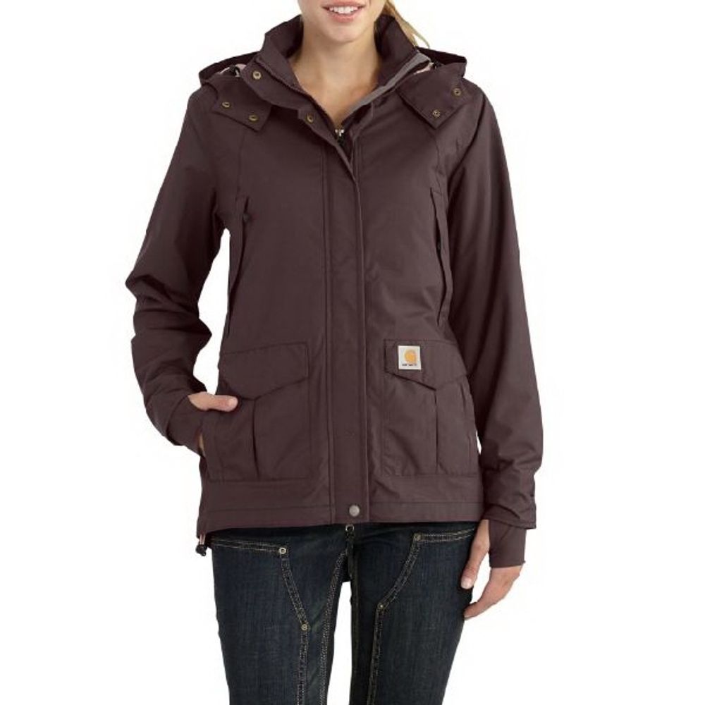 Carhartt, Shoreline 102382 Jacket, Detachable Hood, Zipper Closure