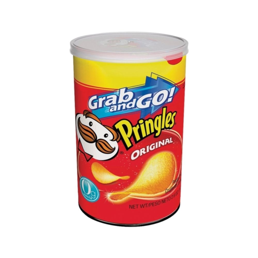Pringles 84563 Potato Chips, 2.3 oz Can