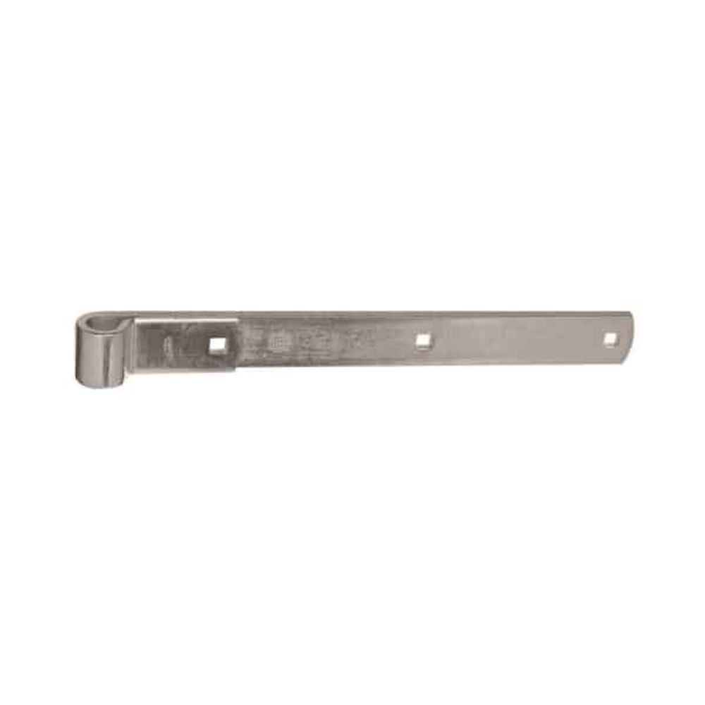 National Hardware N130-799 Strap Hinge, 200 lb Weight Capacity, Steel, Zinc