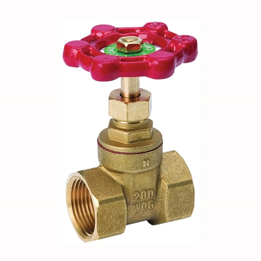B & K ProLine 100-403NL Gate Valve, 1/2 in FPT, Brass