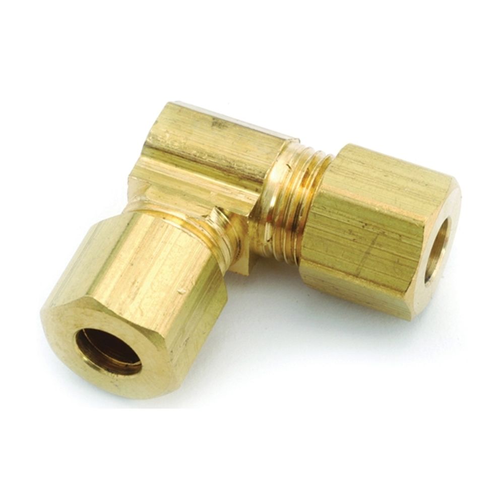 Anderson Metals 750065-08 Tube Union Elbow, 1/2 in, 1/2 in, 90 deg, 200 psi
