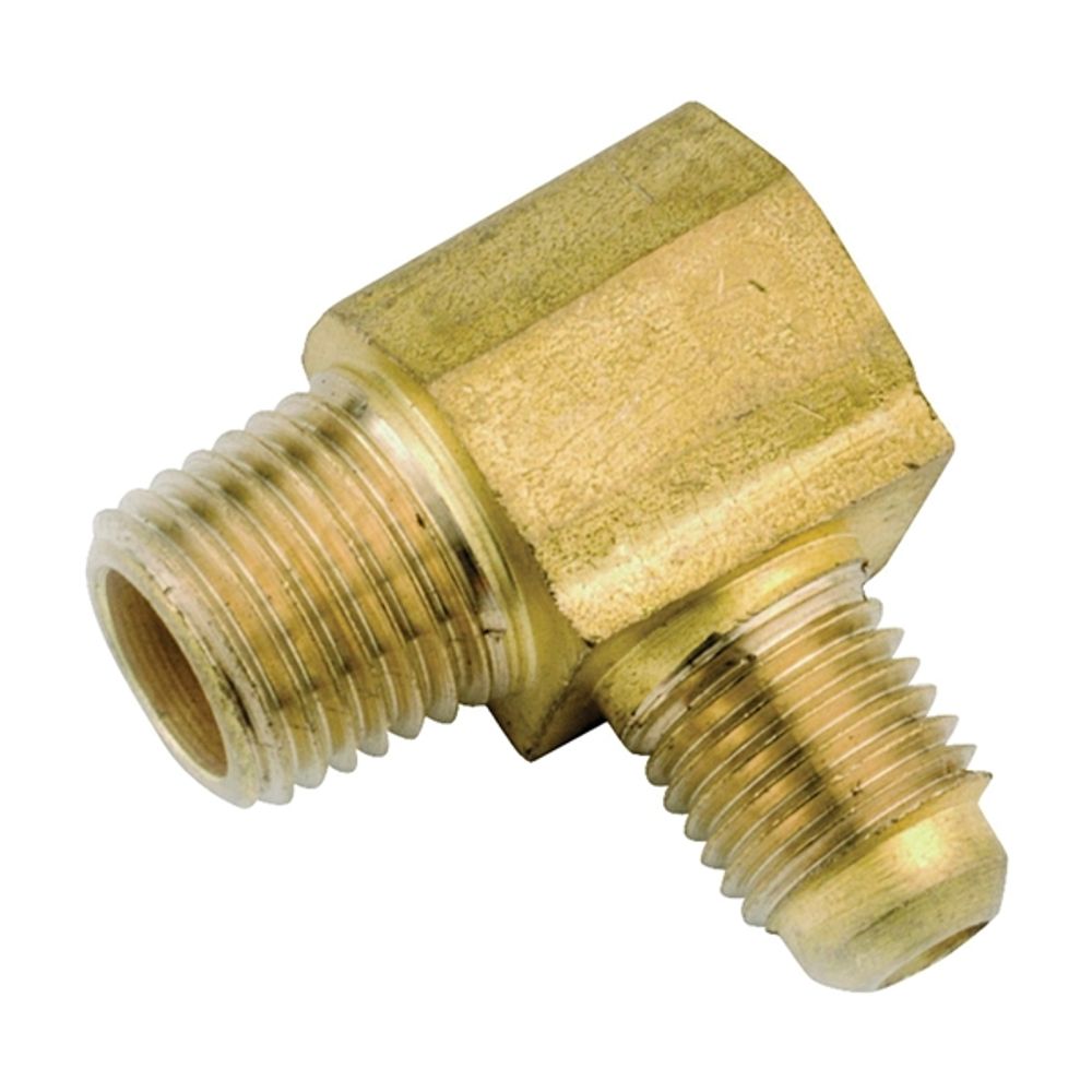 Anderson Metals 754049-0812 Tube Elbow, 1/2 in, 3/4 in, 90 deg