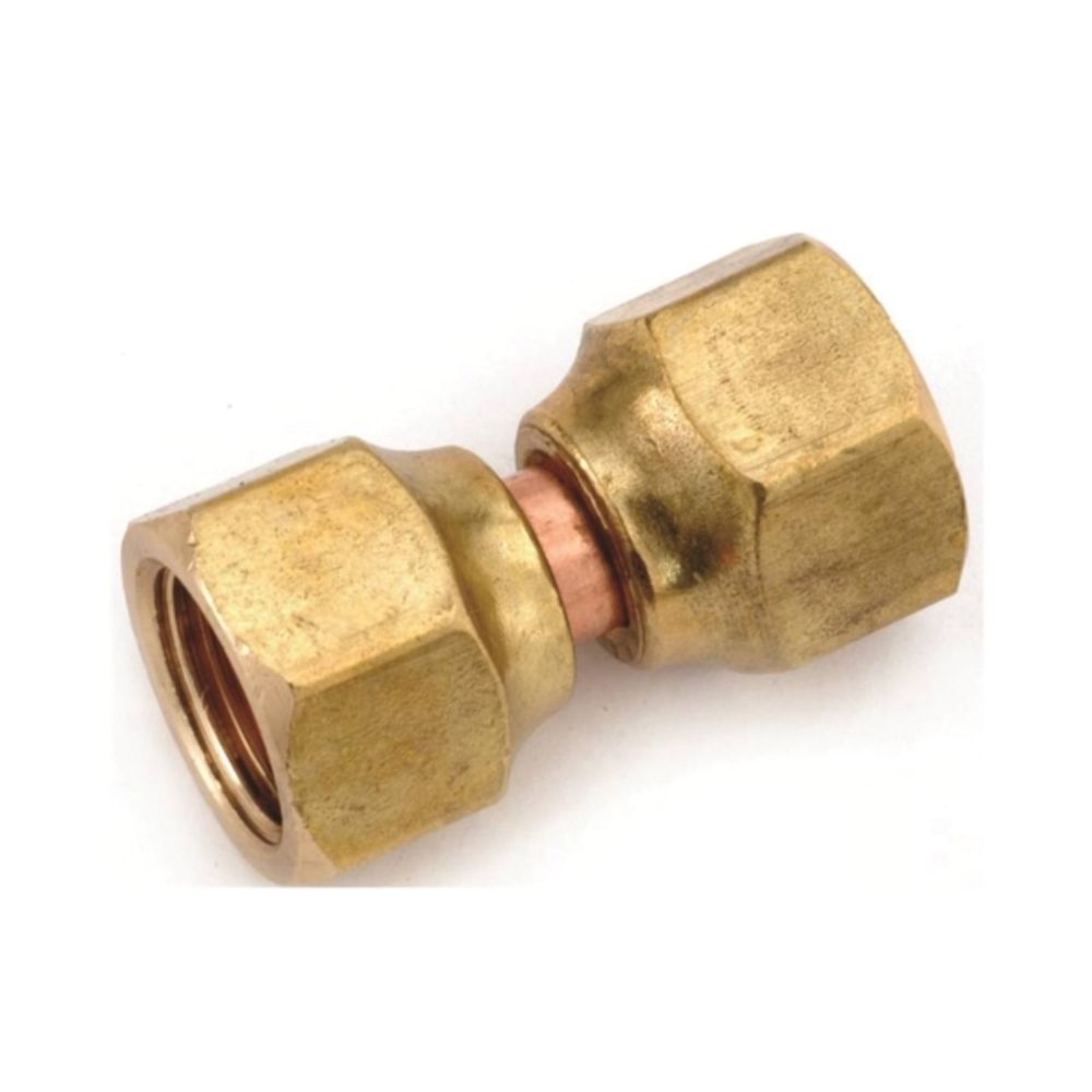 Anderson Metals 754070-06 Adapter, 3/8 in Female Flare, 1000 psi, Brass