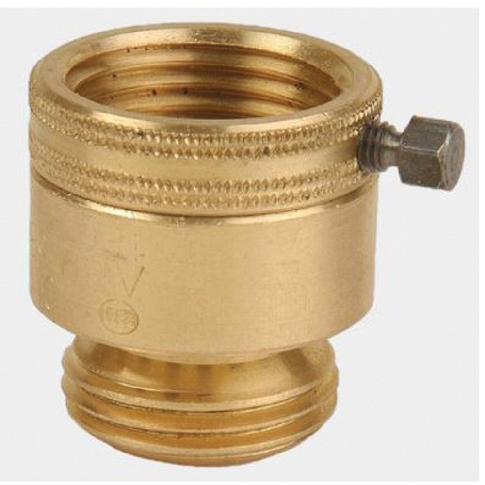 Arrowhead Brass 58ABPBCLD 58ABP Series Vacuum Breaker, 3/4 in FPT x MPT, Brass, Brass