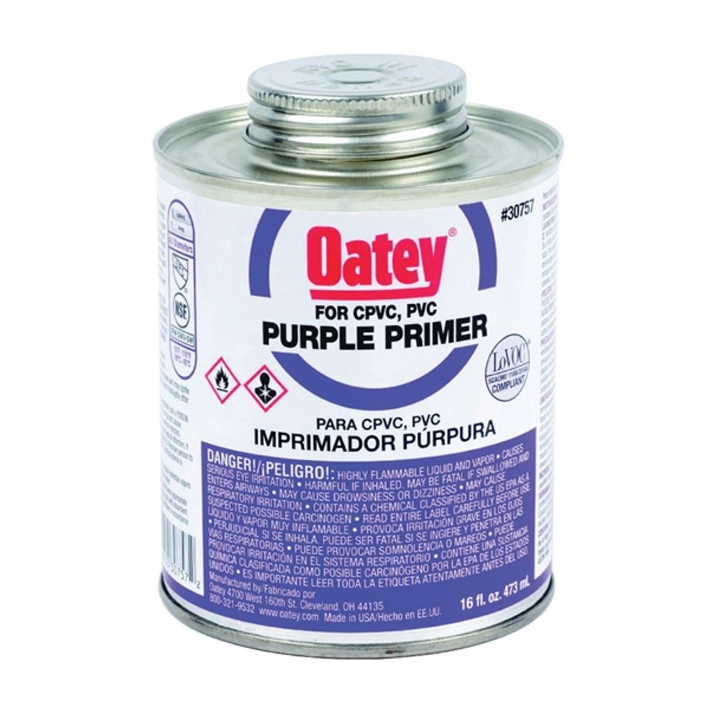 Oatey 30757 Primer, Purple, 16 oz Pail