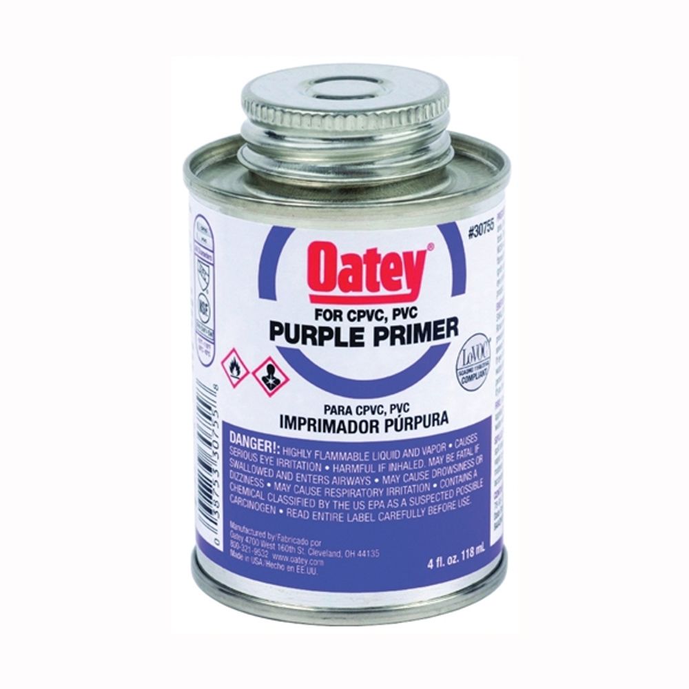 Oatey 30755 Primer, Purple, 4 oz Pail