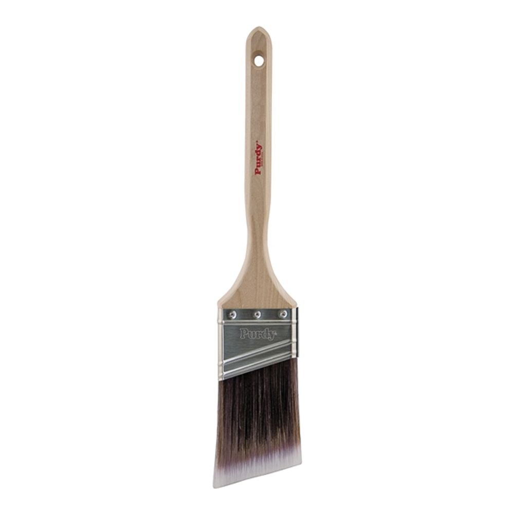 Purdy, Clearcut Glide 152120 Trim Brush, 7.63 in L Handle, Fluted Handle, Stainless Steel Ferrule