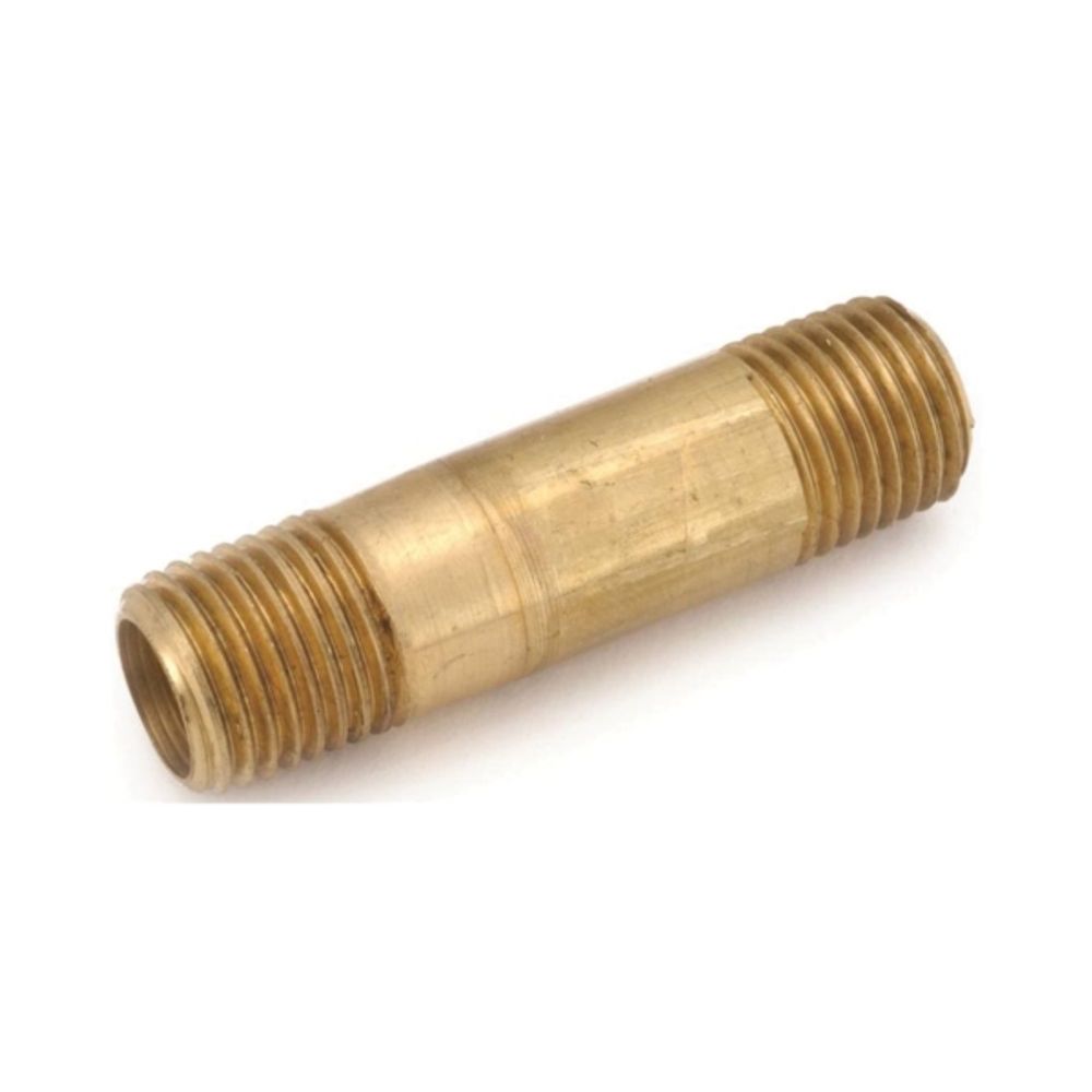 Anderson Metals 736113-0432 Pipe Nipple, 1/4 in NPT, 2 in L