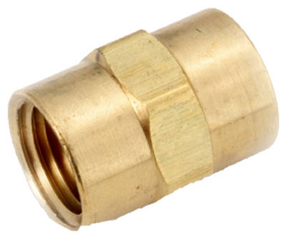 Anderson Metals 756103-02 Coupling, 1/8 in FIPT