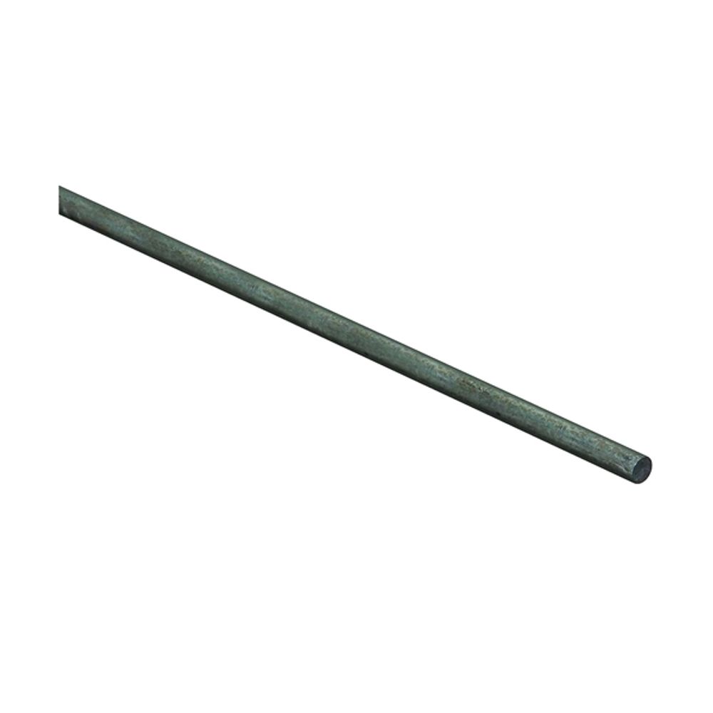 Stanley Hardware 4054BC Series 215277 Round, Weldable Smooth Rod, 48 in L, 5/16 in Dia, Steel, Plain