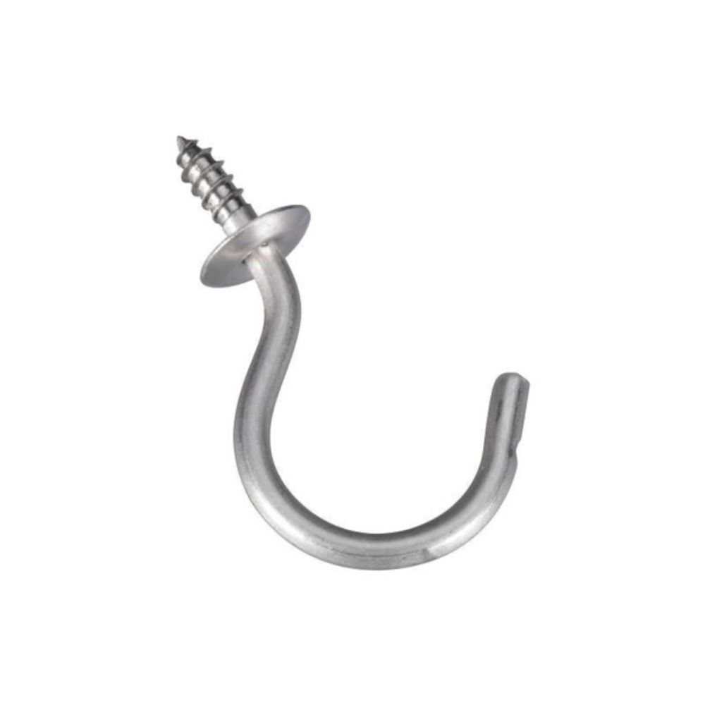 National Hardware N348-458 Cup Hook, Stainless Steel