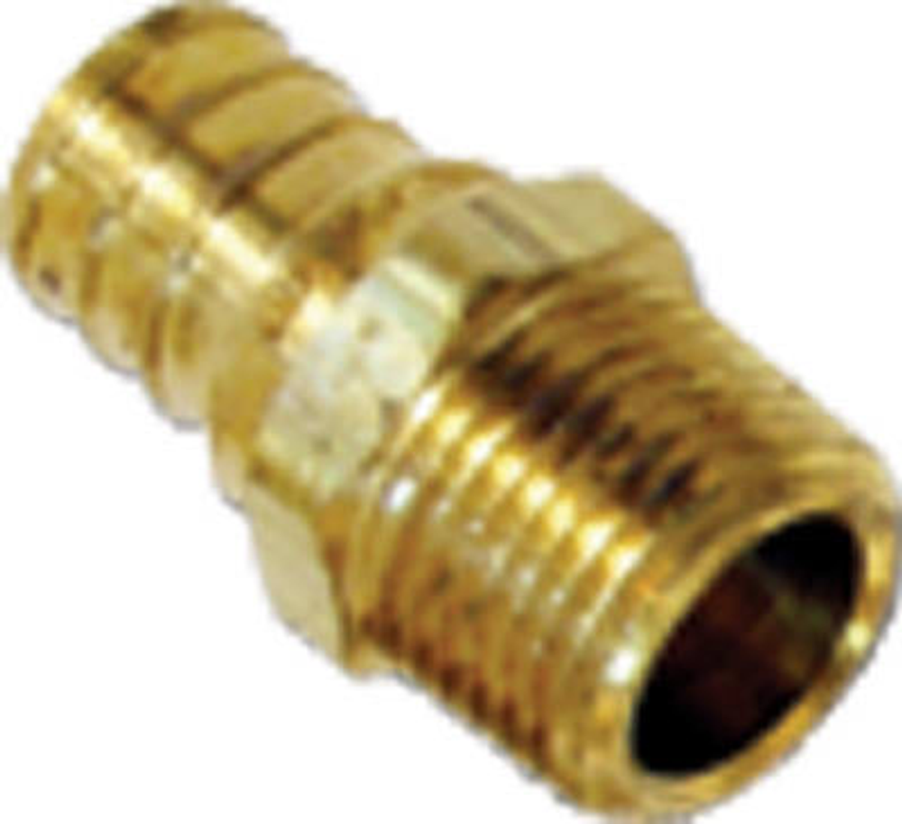 SharkBite UC134LFA Hose to Pipe Adapter, 3/4 in PEX Barb, 3/4 in MNPT