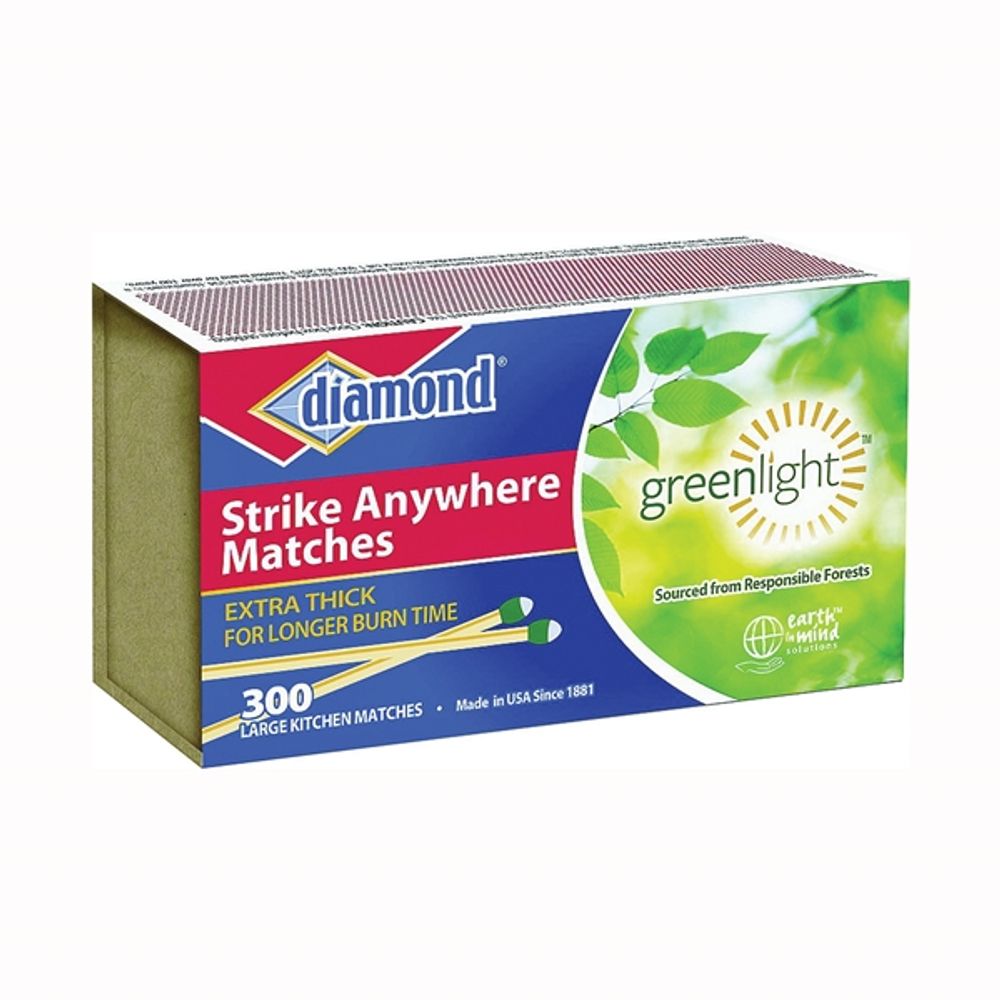 Diamond 02123 Strike Anywhere Fire Match, 300-Stick Box
