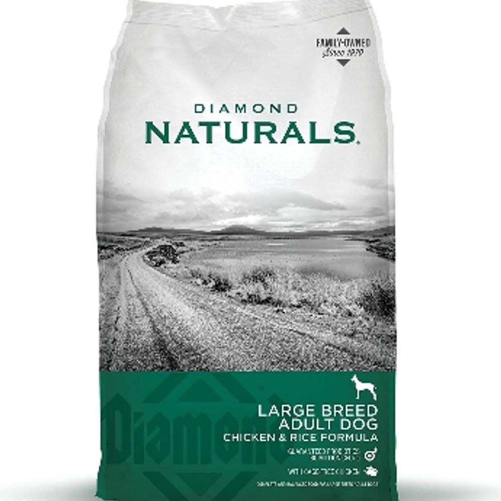 Diamond Naturals, Chicken & Rice Large Breed Adult Dog Food, 40 lb
