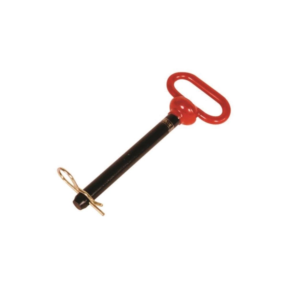 SPEECO S70053100 Hitch Pin, 4 in L Usable, 3/4 in Dia Pin, Steel, Black