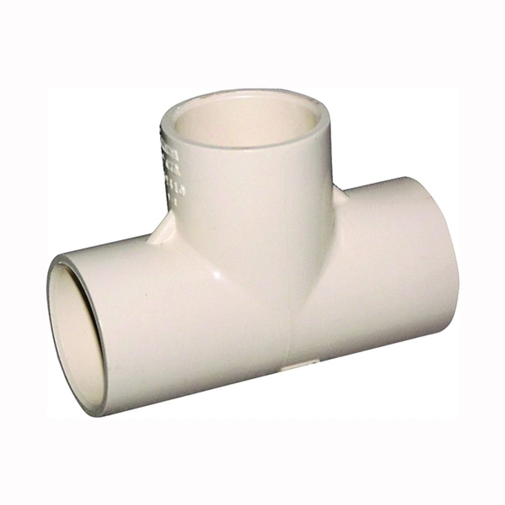 GENOVA 500 Series 51405 Tube Tee, 1/2 in Run, Slip Run Connection, 1/2 in Branch, Slip Joint Branch Connection