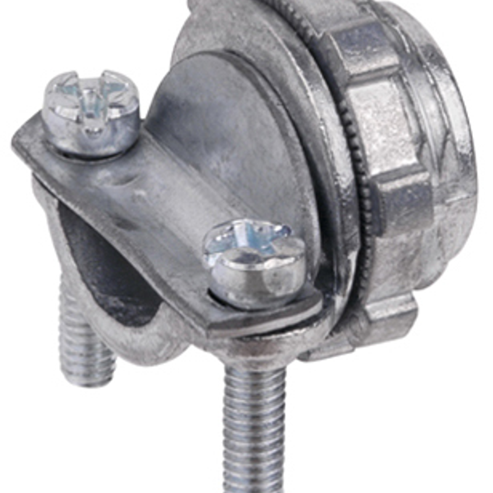 Halex 90570 Clamp Combination Connector, 3/8 in, Zinc