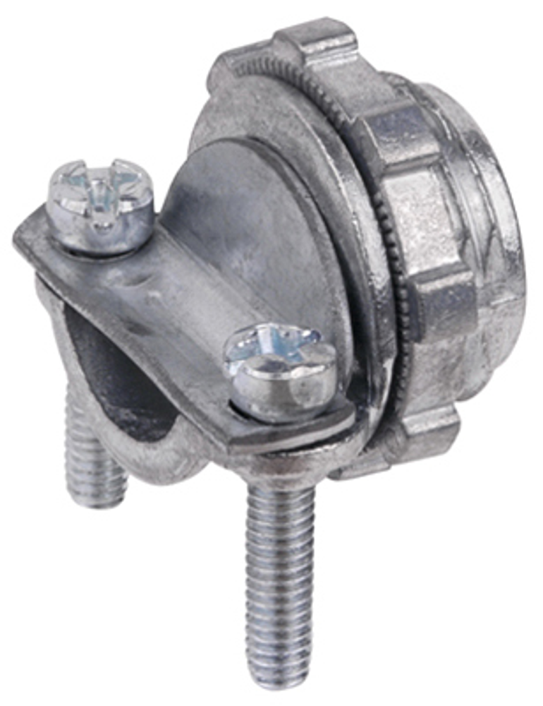 Halex 90570 Clamp Combination Connector, 3/8 in, Zinc
