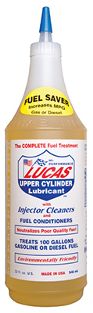 Lucas Oil 10003 Fuel Treatment Clear Yellow, 1 qt Bottle