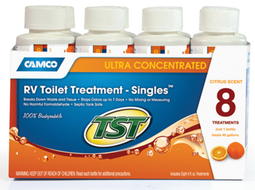 CAMCO TST 41191 RV Toilet Treatment, 4 oz Bottle