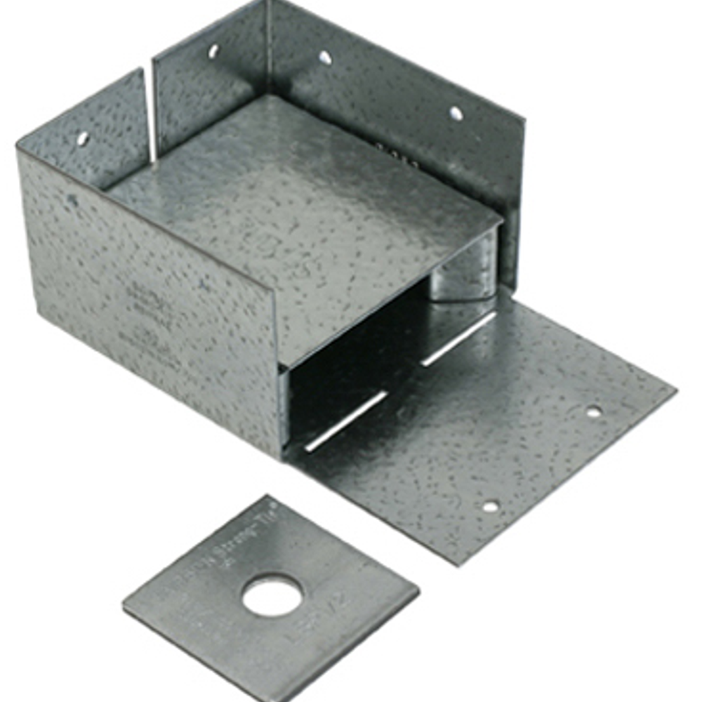 Simpson Strong-Tie AB Series ABW44Z Post Base, 1005 lb Nails Uplift/7180 lb Down DF/SP Weight Capacity, 3-9/16 in L