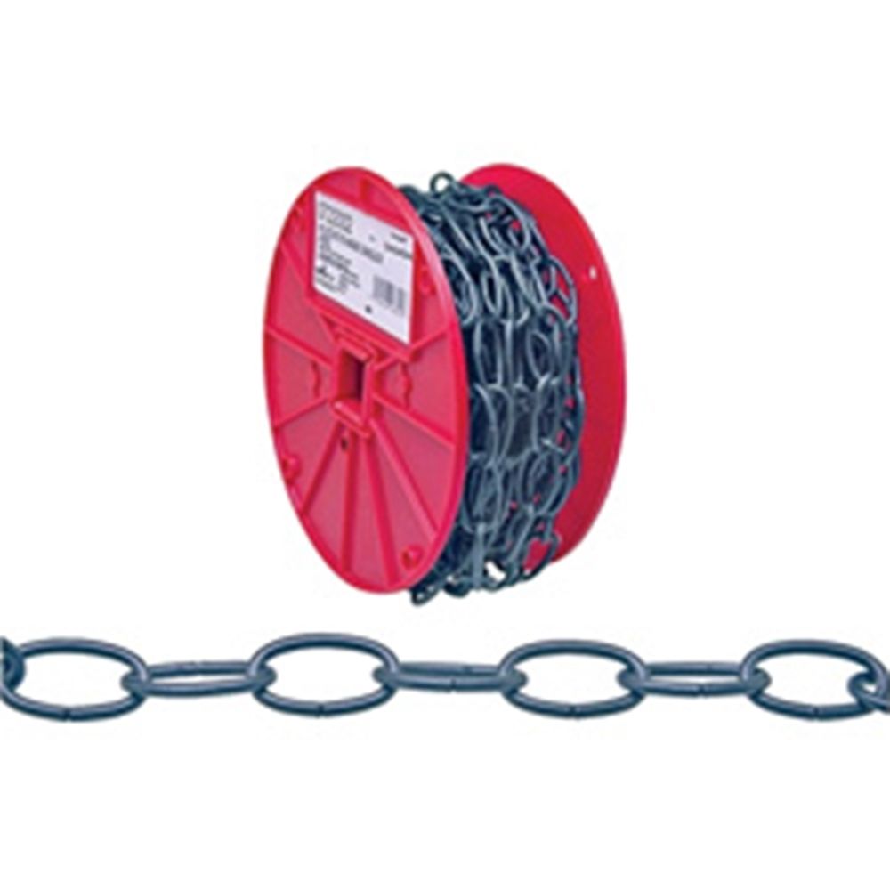 Campbell 072-2002 Decorator Chain, 35 lb Working Load Limit, #10, Metal, Poly-Coated