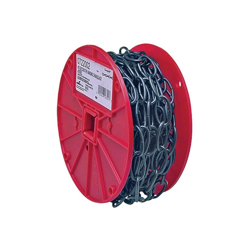Campbell 072-2002 Decorator Chain, 35 lb Working Load Limit, #10, Metal, Poly-Coated