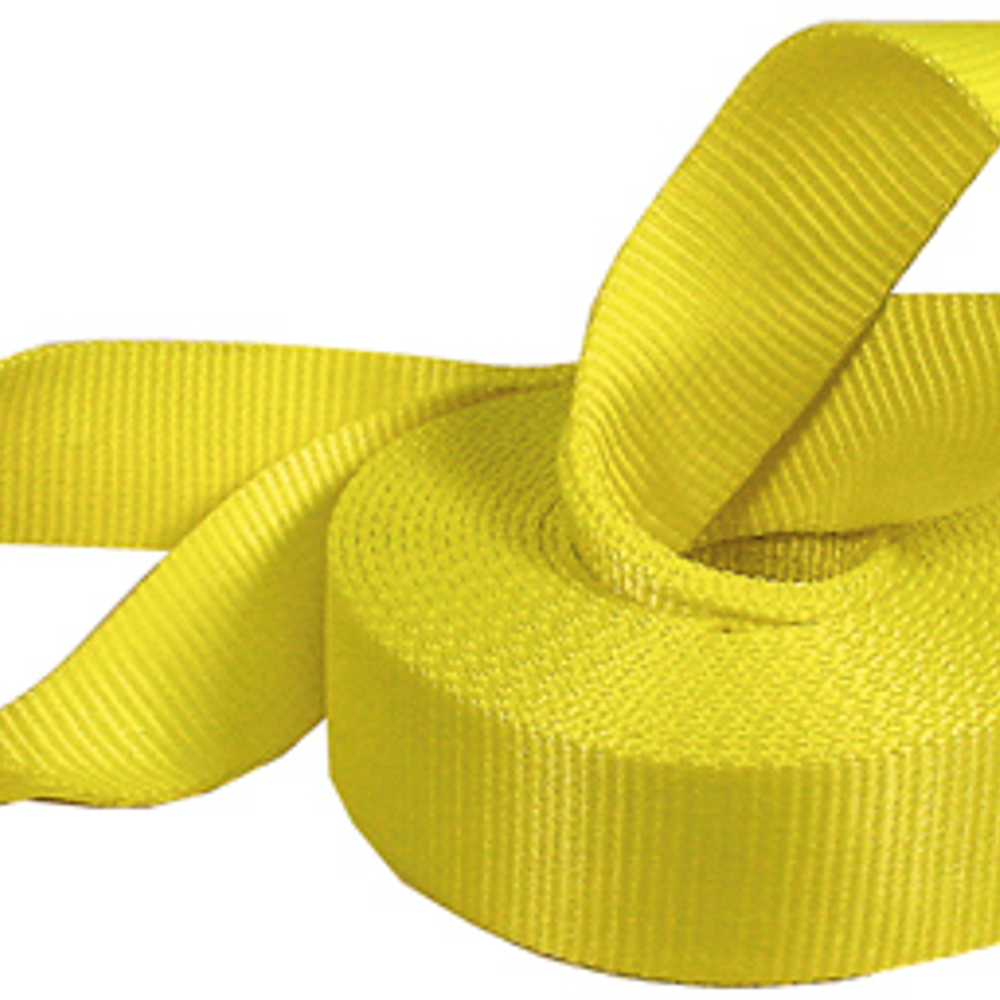 KEEPER 89922-10A Vehicle Recovery Strap, 15,000 lb Weight Capacity, Yellow