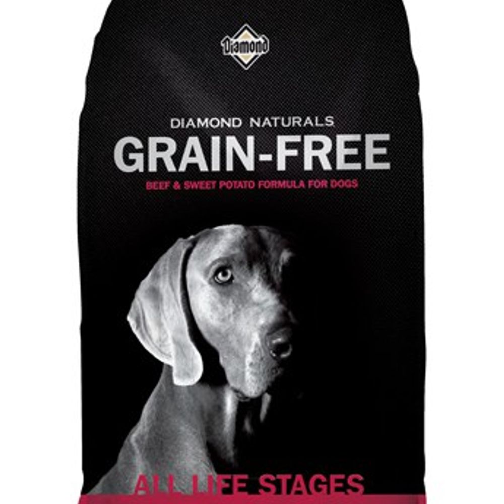 Diamond Naturals, Grain-Free Beef & Sweet Potato Dog Food, 14 lb