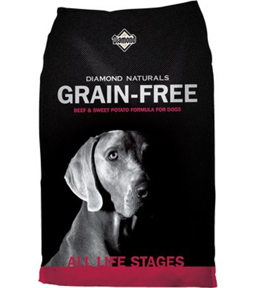 Diamond Naturals, Grain-Free Beef & Sweet Potato Dog Food, 14 lb
