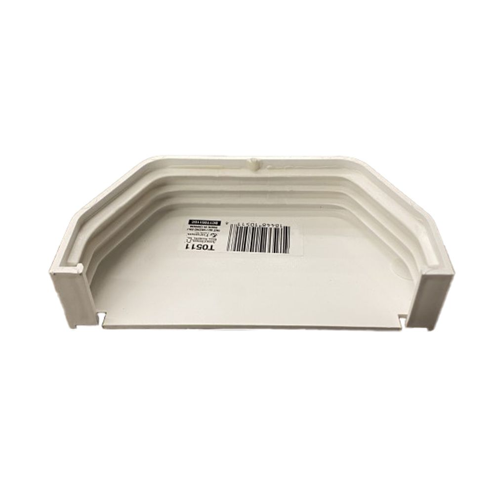 Amerimax, 5" White Vinyl Gutter End Cap