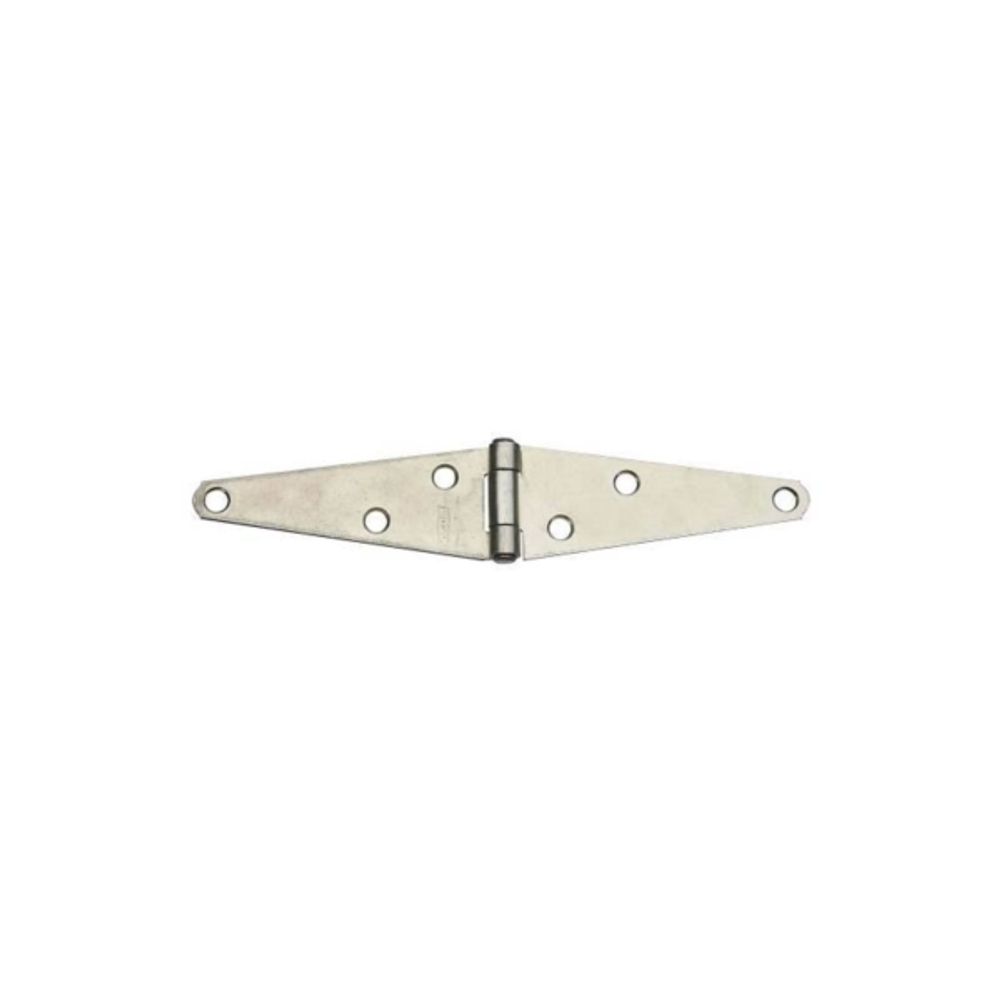 National Hardware N127-969 Strap Hinge, 60 lb Weight Capacity, Steel, Zinc