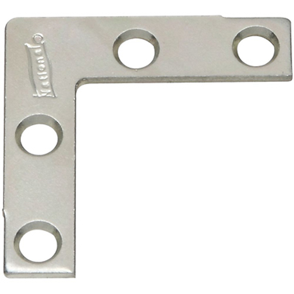 National Hardware V117 Series N113-795 Corner Brace, 0.07 in, Steel, Zinc