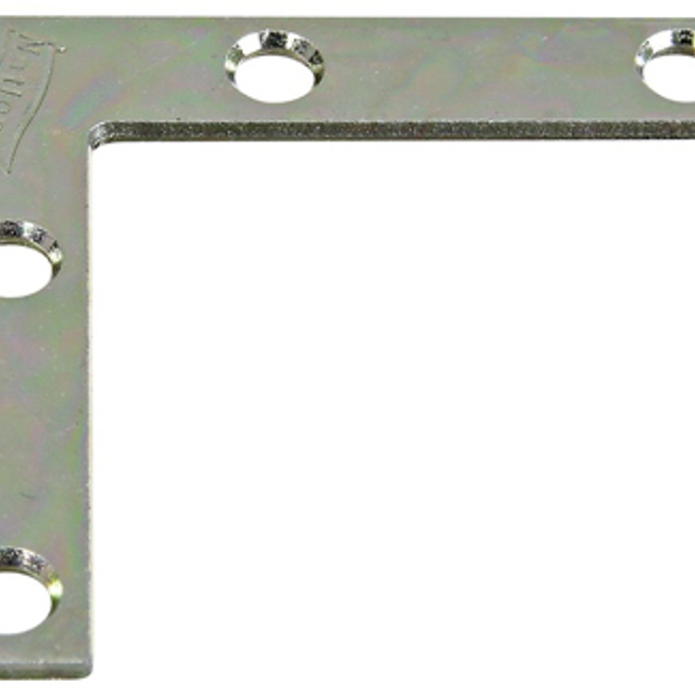 National Hardware V117 Series N113-845 Corner Brace, 0.07 in, Steel, Zinc