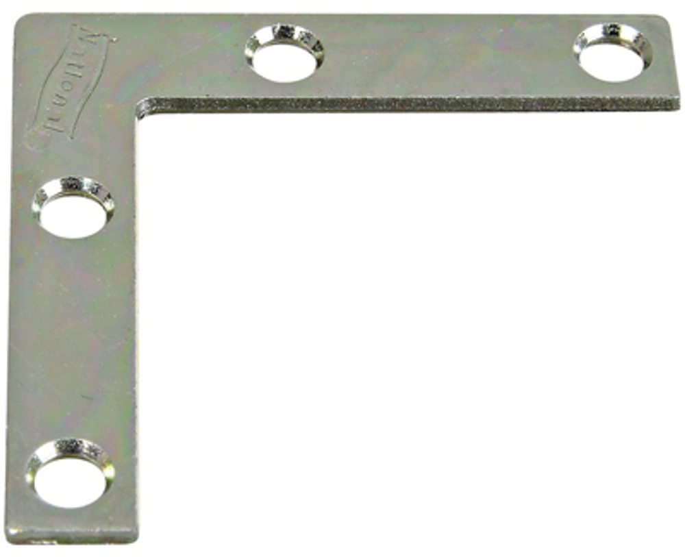 National Hardware V117 Series N113-845 Corner Brace, 0.07 in, Steel, Zinc