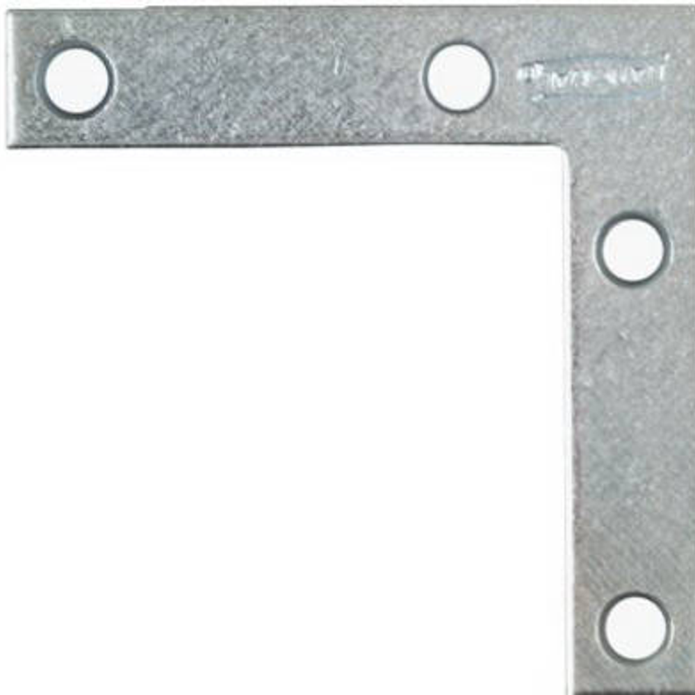 National Hardware V117 Series N113-928 Corner Brace, 0.07 in, Steel, Zinc